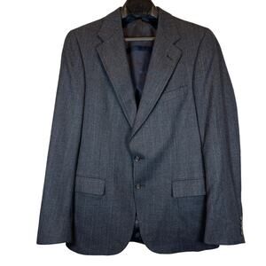 Ralph Lauren Polo University Club 100% Wool Blazer Men's 42L Charcoal